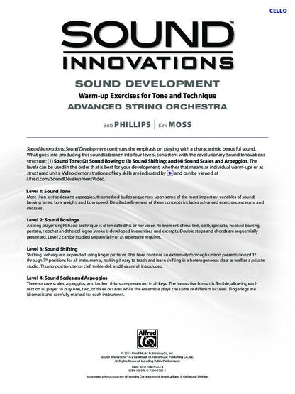 Sound Innovations Sound Development Cello Book — view 2