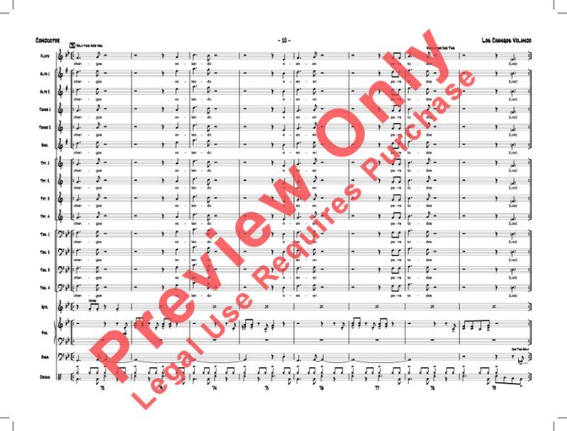 Los Changos Volando Jazz Ensemble by Mike Dana - Alfred Music