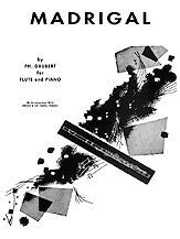 Gaubert - Madrigal for Flute and Piano