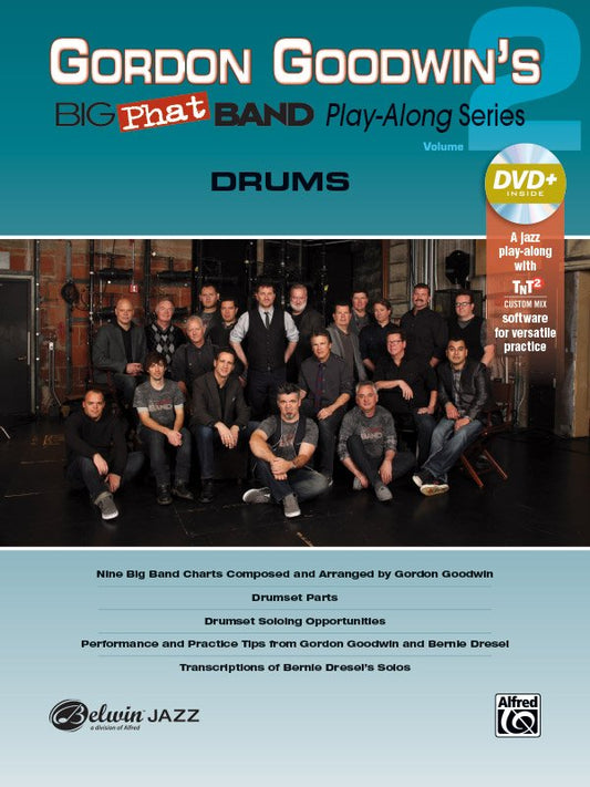 Big Phat Band Play-Along Series Drums Vol 2 Bk/Ola (Alfred Music)