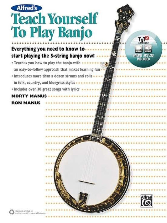 Alfred's Teach Yourself to Play Banjo Book with Online Media
