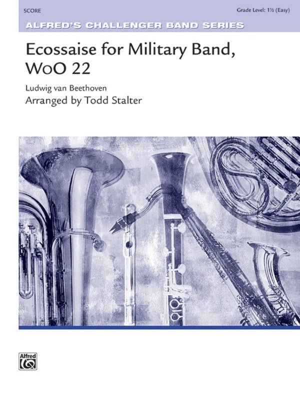 Ecossaise For Military Band Woo 22 CB1.5 Score/Parts
