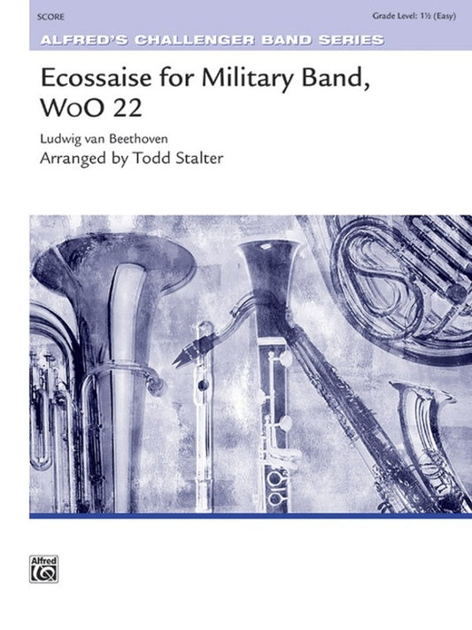 Ecossaise For Military Band Woo 22 CB1.5 Score/Parts