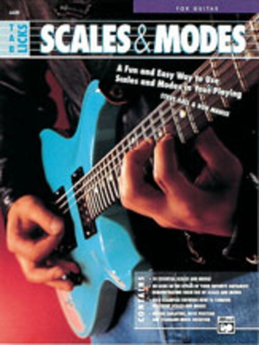 Scales And Modes Guitar TAB Licks Book