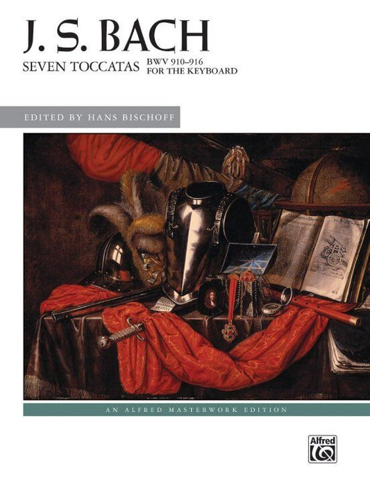 J.S. Bach - Seven Toccatas BWV 910-916 for Piano, Edited by Hans Bischoff, 100 Pages