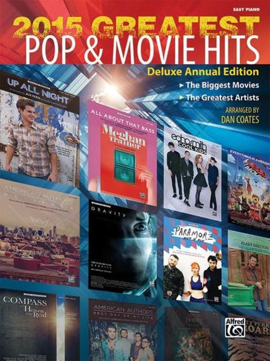 2015 Greatest Pop And Movie Hits Easy Piano (Softcover Book)