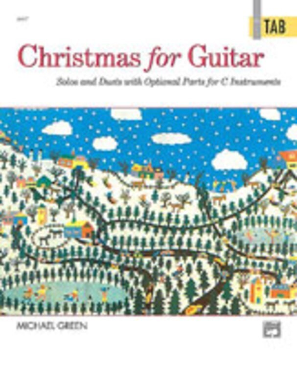 Christmas For Guitar TAB Arr Green Book