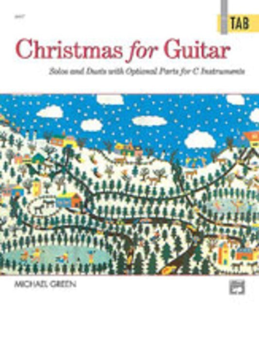 Christmas For Guitar TAB Arr Green Book