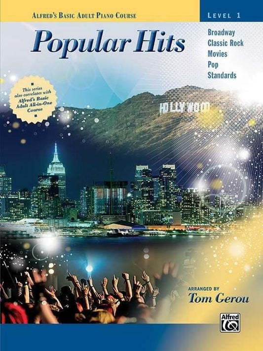 Alfred's Basic Adult Piano Course Popular Hits Level 1