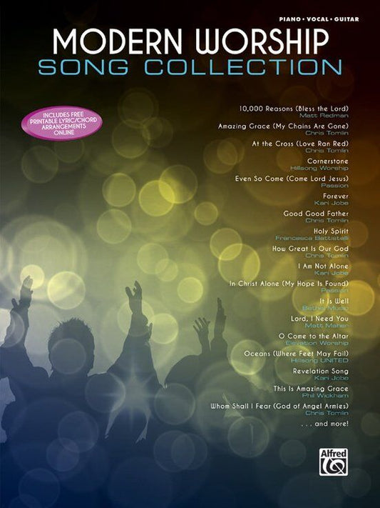 Modern Worship Song Collection Piano Vocal Guitar Songbook 256 Pages