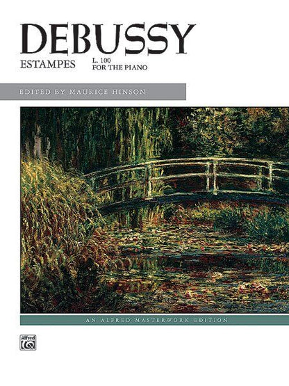 Debussy - Estampes for Piano, Alfred Masterwork Edition, 32 Pages, Piano Solo
