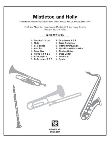 Mistletoe and Holly SoundPax Instrumental Parts SC/PTS by Mark Hayes