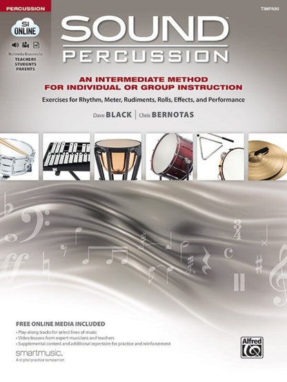 Sound Percussion Timpani by Chris Bernotas & Dave Black, Alfred Music, 84 Pages, Part of Sound Innovations Series