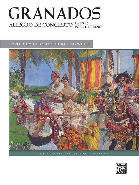 Granados - Allegro de Concierto Op. 46 for Piano, Alfred Masterwork Edition, 20 Pages