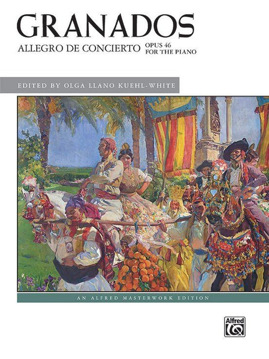 Granados - Allegro de Concierto Op. 46 for Piano, Alfred Masterwork Edition, 20 Pages