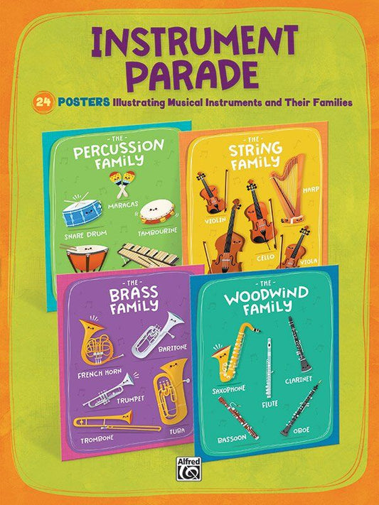 Instrument Parade 24 Musical Instrument Posters