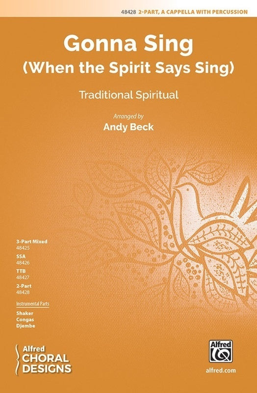 Gonna Sing 2 Part A Cappella/Percussion