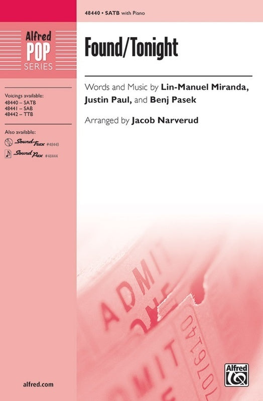 Found/Tonight SATB