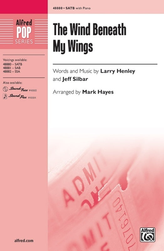 The Wind Beneath My Wings SATB
