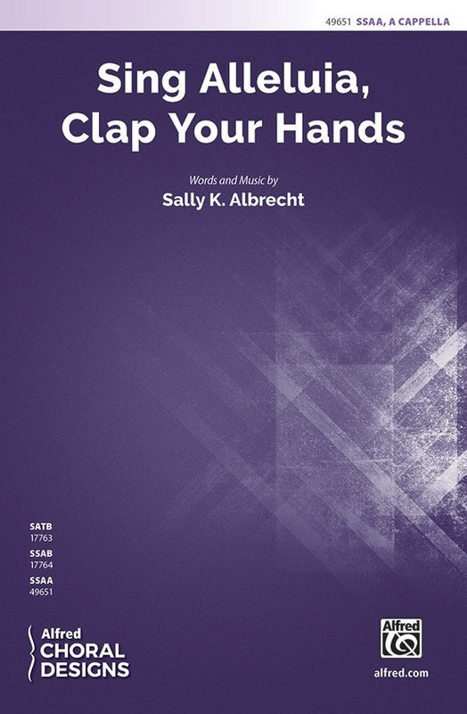 Sing Alleluia Clap Your Hands Ssaa A Cappella Octavo