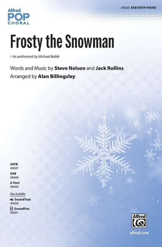 Frosty The Snowman Sab Octavo