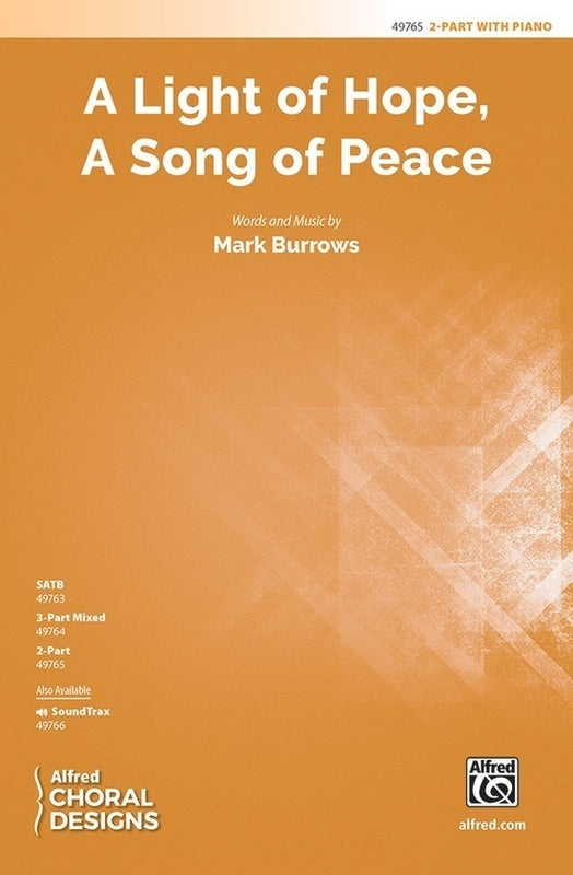 A Light Of Hope A Song Of Peace 2 Part Octavo