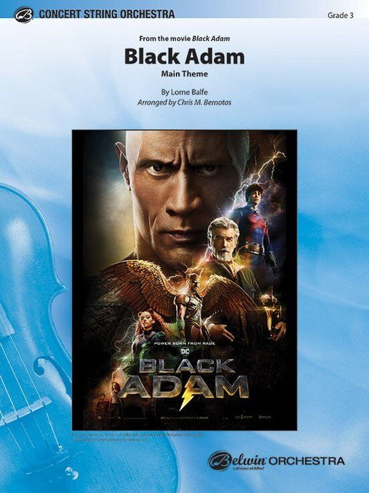 Black Adam Main Theme String Orchestra Score and Parts