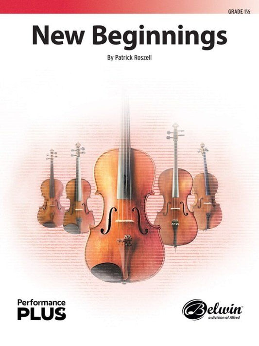 New Beginnings for String Orchestra SO1.5 SC/PTS by Patrick Roszell