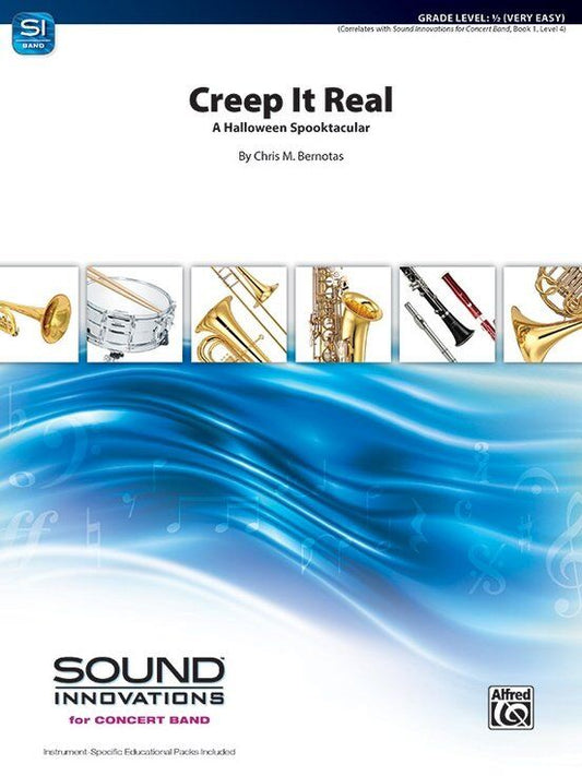 Creep It Real by Chris M. Bernotas - Score and Parts for Band