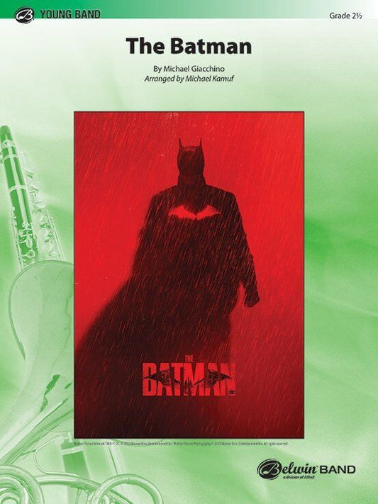 The Batman for Concert Band CB2.5 SC/PTS by Michael Giacchino, Arranged by Michael Kamuf, Alfred Music, 1 Page