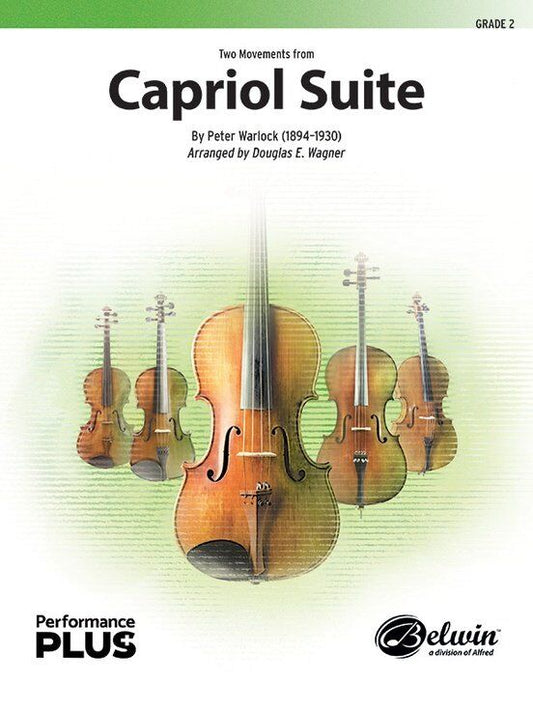 Capriol Suite 2 Movements for String Orchestra by Peter Warlock, Arranged by Douglas E. Wagner, Alfred Music