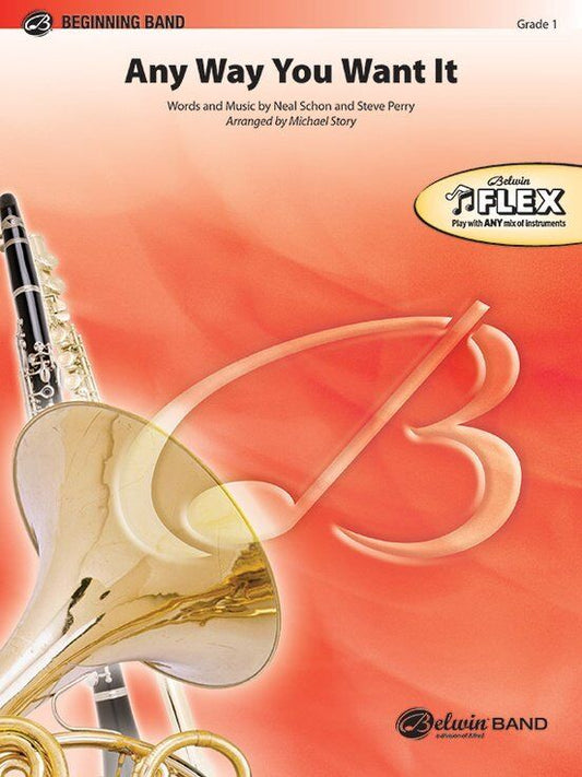 Any Way You Want It for Concert Band Flex CB1 SC/PTS