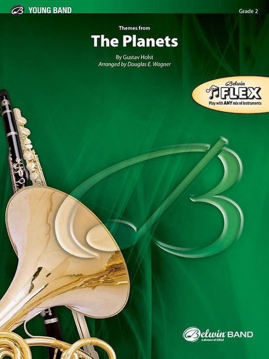Themes from The Planets for Concert Band Flex CB2 SC/PTS by Gustav Holst, Arranged by Douglas E. Wagner, Alfred Music