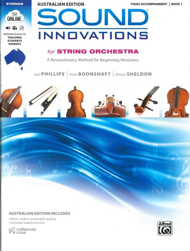 Sound Innovations Aust Piano Accompaniment Strings Book 1