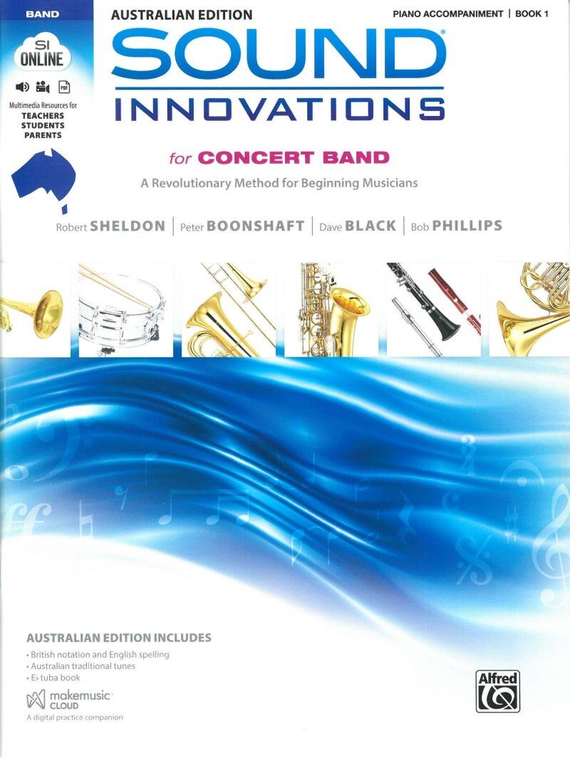Sound Innovations Aust Piano Accompaniment Concert Band Book 1