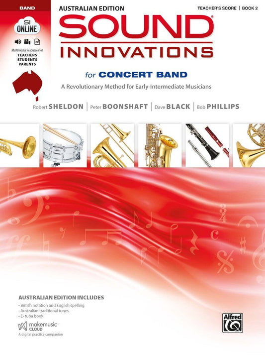 Sound Innovations Australian Conductor's Score Book 2 for Concert Band