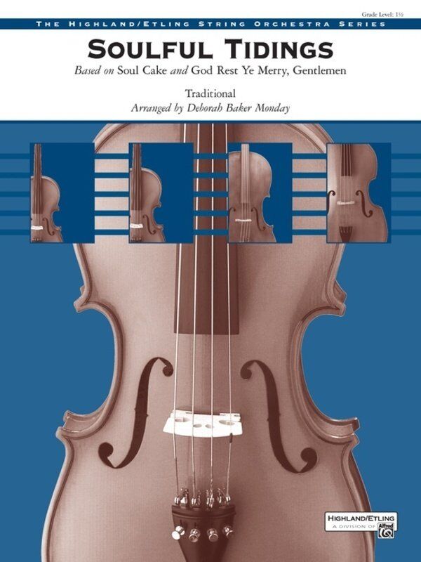 Soulful Tidings for String Orchestra SC/PTS by Deborah Baker Monday