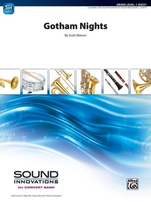 Gotham Nights for Concert Band by Scott Watson