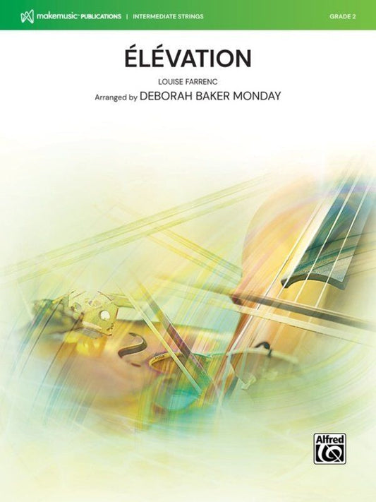 Elevation for String Orchestra SO2 SC/PTS by Louise Farrenc, Arranged by Deborah Baker Monday