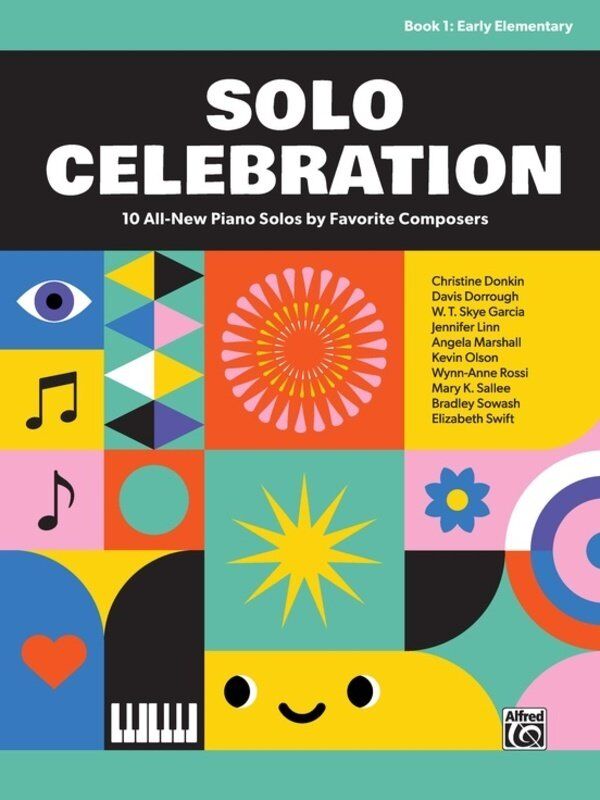 Solo Celebration Book 1 Early Elementary Piano by Alfred Music - 24 Pages