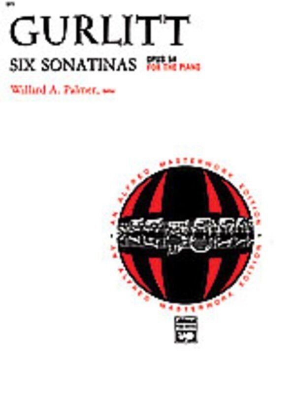 Gurlitt - 6 Sonatinas Op. 54 for Piano, Alfred Masterwork Edition, 48 Pages