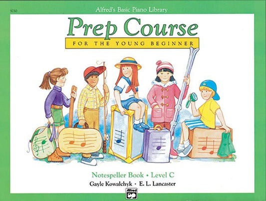 Alfred's Basic Piano Prep Course Notespeller Book Level C
