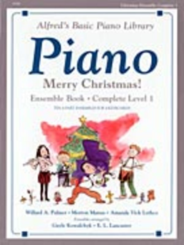 Alfred's Basic Piano Christmas Ensembles Level 1 (1A/1B) Complete (Softcover Book)