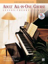 Alfred's Basic Adult All-in-One Piano Course Book 1 with CD