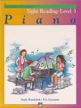 Alfred's Basic Piano Library Sight Reading Level 3