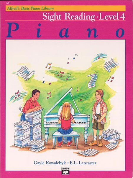 Alfred's Basic Piano Library Sight Reading Level 4