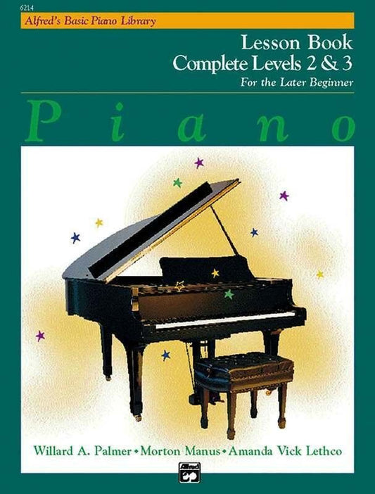 Alfred's Basic Piano Library Lesson Book Complete Level 2 & 3