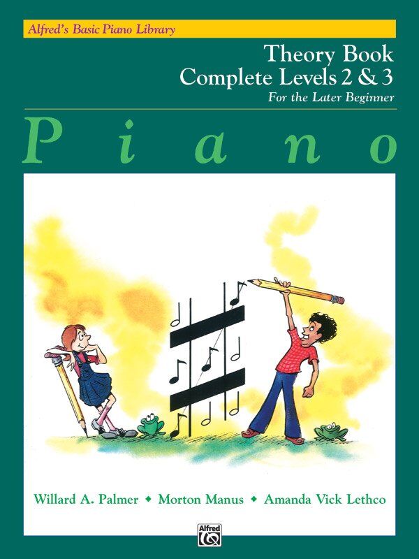 Alfred's Basic Piano Library Theory Book Complete Levels 2 & 3