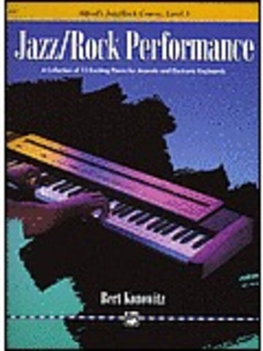 Alfred's Basic Piano Jazz Rock Performance Level 3 Book