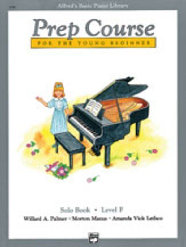Alfred's Basic Piano Prep Course Solo Book Level F